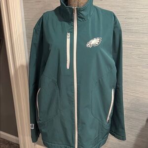 NFL Men's Green EAGLES JCKET  with Team Emblem